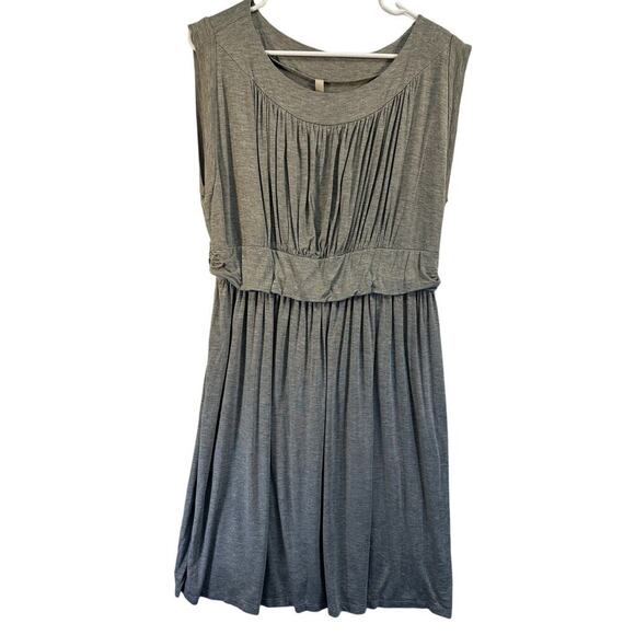Gilli Stretch Knit Women Modcloth Beachy Dress Size 2X Soft Sexy Grey - Picture 1 of 9